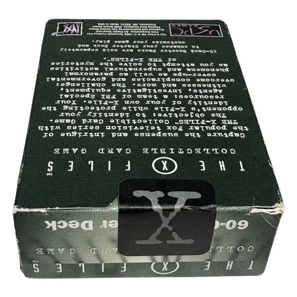 SEALED VTG 1996 "The X Files" CCG 60 Card Starter Deck Collectible Card Game NEW - Picture 6 of 10
